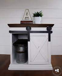 Sliding Barn Door Side Table Barn Door Cabinet Interior Sliding Barn Doors Interior Barn Doors