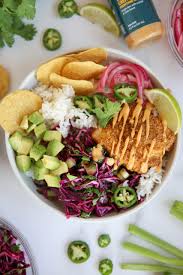 Keep calm and eat fish tacos. Fish Taco Bowls Paleomg