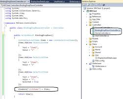 Ab&t delinquent invoice & activity list search. Ways To Bind Dropdown List In Asp Net Mvc