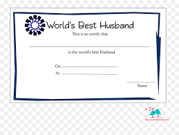 Create a certificate easily with our free certificate maker. Free Printable Worldu0027s Best Husband Certificates Best Husband Award Certificate Png Certificate Background Png Free Transparent Png Images Pngaaa Com
