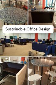 Sustainable Office Furniture Design With Recycled Glass Reclaimed Wood Used Cubicles Panels To Make A C Office Furniture Design Used Cubicles Office Design