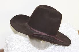 Cowboy Hat Gary S House Of Hats In Houston Vintage Felt Etsy Cowboy Hats Hats Leather Band