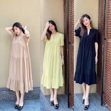 Đầm suông dài - Outfit hoàn hảo cho quý cô hiện đại