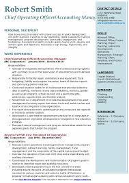 The cio will provide insight and direction, lead investment teams, complete all fund transactions, and effectively maintain portfolio developments. Chief Operating Officer Resume Samples Qwikresume