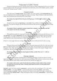 Report this resource to let us know if it violates our terms and conditions. Newscast And Sample Scripts Esl Worksheet By Arpaul