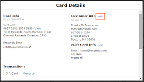Toast is not responsible for any lost stolen or damaged gift cards or any unauthorized use. Manually Adding Adjusting Gift Rewards Balances