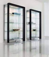 Corner lighted curio cabinet, golden oak (box 1 of 2). On Display 10 Sleek Curio Cabinet Designs Glass Cabinets Display Glass Cabinet Trophy Cabinets