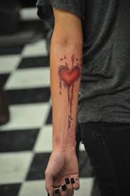 Bleeding Heart Wears Heart On Sleeve Broken Heart Tattoo Heart Tattoo Bleeding Heart Tattoo