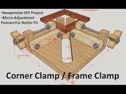 Diy corner clamp (jig) for wood or metal work. Corner Clamp Frame Clamp Jig Youtube