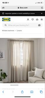 Annalouisa Curtains 1 Pair Beige 57x98 Ikea In 2020 Curtains Curtains Without Sewing Ikea Curtains