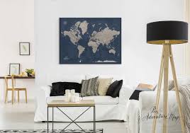 World Travel Map with Pins