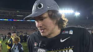 Justin Herbert 'can't even describe the feeling' of Ducks' Rose Bowl win