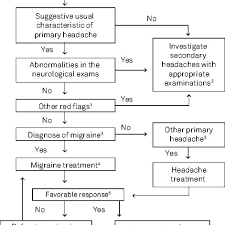 Flow Chart For Migraine Crisis Treatment Download