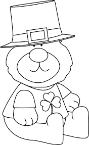 If you buy from a link, we ma. Black And White Saint Patrick S Day Bear St Patricks Day Clipart Bear Coloring Pages Valentines Day Bears