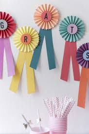Paper Prize Ribbon How To Make Decorations Badges Diy Mother S Day Diy