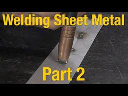 How To Weld Sheet Metal Part 2 Of 2 Welding Sheet Metal Basics With Eastwood Youtube Welding Sheet Metal Welding Crafts