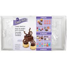 Wilton Candy Mold Set Party Pack Wilton Candy Molds Christmas Candy Molds Candy Molds