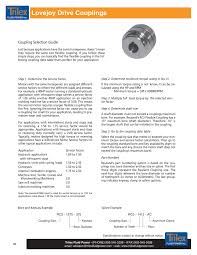 Lovejoy Drive Couplings Trilex Fluid Power Pages 1 4