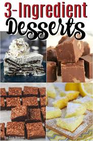 3 Ingredient Desserts 25 Easy Desserts With Basic Ingredients Dessert Ingredients 3 Ingredient Desserts Nutella Recipes Easy