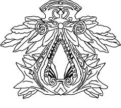 Printable coloring pages for kids. Assassins Creed Logo By Pierennephart On Deviantart