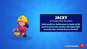 New brawl stars characters updated. Gokudash1517 Nueva Actualizacion Nuevo Brawler Jacky Y Gadgets Mini Apertura De Brawl Stars Goku Facebook