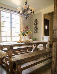 8' picnic table with 10' bench seats and child end seat. 32 Indoor Picnic Table Ideas For A Relaxed Feel Digsdigs