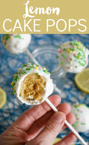 Lemon Cake Pops Recipe Lemon Cake Pops Recipe Cake Pop Recipe Homemade Strawberry Sauce