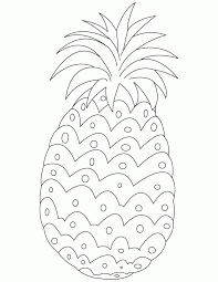 They are our first set of mandalas, but they won't be our last. Pineapple Coloring Page Coloring Home