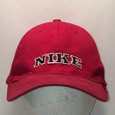 Vintage Golf Hat Nike Baseball Cap Dad Hats Swoosh Red Black Etsy Vintage Golf White Baseball Cap Dad Hats