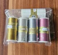I have just received metallic yarn. I'm curious to see if I ...