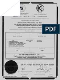 2) span ts 21827 part 1 & 2 by ikram qa services sdn bhd 3) registered with span malaysia: Ikram Qa Certification