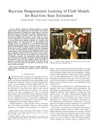 PDF) Bayesian Nonparametric Learning of Cloth Models for Real-Time State  Estimation