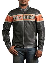 Harley Davidson Men S Victory Lane Leather Jacket In 2020 Leather Jackets Women Distressed Leather Jacket Jackets