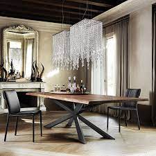 Cattelan Italia Spyder Wood Dining Table Wooden Contemporary Dining Room Furniture Ultra Modern Contemporary Dining Room Furniture Dining Room Furniture Modern Modern Dining Room