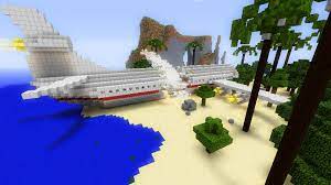 Plane Crash On A Deserted Island Minecraft Houses Blueprints House Blueprints Amazing Minecraft
