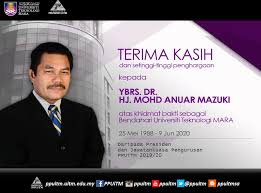 Selamat hari lahir dan selamat bersara. Terima Kasih Dan Selamat Bersara Ybsr Dr Hj Mohd Anuar Mazuki Persatuan Pentadbir Uitm