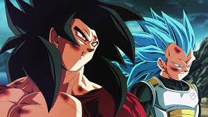 Dragon ball image dragon ball gt son goku goku blue dragonball super goku vs anime art super saiyan blue goku by artworxchan on deviantart. Hd Wallpaper Super Saiyan Goku 4 And Super Saiyan God Super Saiyan 3 Vegeta Wallpaper Flare
