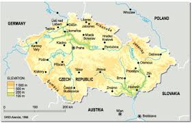 Los controles a la derecha animan el mapa. Mapa Para Imprimir De La Republica Checa Mapa Fisico De La Republica Checa Grid Arendal Mapas Interactivos