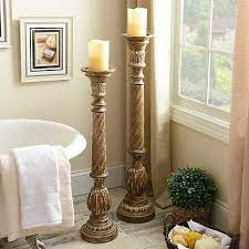 Gorgeous, sturdy floor candle holders will light your way, or just make for an interesting decor item, and give your home an interesting motif. Honey Spiral Floor Candle Holder 42 In Kirklands