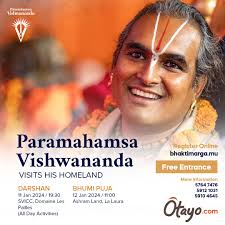 📢 𝗣𝗮𝗿𝗮𝗺𝗮𝗵𝗮𝗺𝘀𝗮 𝗩𝗶𝘀𝗵𝘄𝗮𝗻𝗮𝗻𝗱𝗮 𝗩𝗶𝘀𝗶𝘁𝘀 𝗵𝗶𝘀  𝗛𝗼𝗺𝗲𝗹𝗮𝗻𝗱 📢 📅 You are invited to the 𝗦𝗩𝗜𝗖𝗖 𝗼𝗻  𝗧𝗵𝘂𝗿𝘀𝗱𝗮𝘆 𝟭𝟭 𝗝𝗮𝗻𝘂𝗮𝗿𝘆 𝟮𝟬𝟮𝟰, as we welcome Paramahamsa  Sri Swami Vishwananda (founder of the Bhakti ...