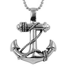 Shop sleek and stylish men's jewelry at jcpenney and find bracelets, necklaces & rings perfect for complementing any outfit. Mens Stainless Steel Anchor Pendant Necklace Color Multicolor Jcpenney