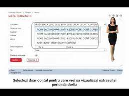 Online Banking Unicredit Tiriac Bank Extras De Cont Youtube