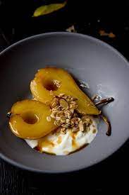 Orange Cardamom Roasted Pears Roasted Pear Desserts Food