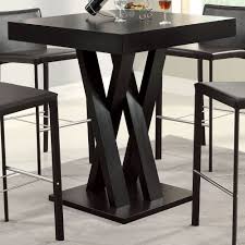 Square Bar Table Height Kitchen Dining Furniture Small Spaces Modern Wildon Home Bar Height Dining Table Small Kitchen Tables Dining Room Small