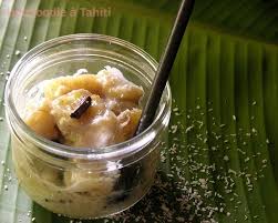 Compotee De Bananes Au Lait De Coco Vanille Une Foodie A Tahiti Lait De Coco Banane Petit Dejeuner Sans Gluten