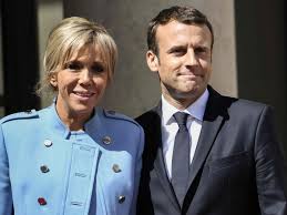 Macron donned a life jacket and jumped on a jet ski to have some fun on the water as wife brigitte looked on. It Isn T Wrong To Raise An Eyebrow At How The Macrons Got Together Fashion The Guardian