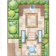 Problem Soliving Small Garden Design Layouts Ideal Home Small Garden Plans Landscape Design Landscape Plans