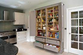 The two shelves on the left side are 10 inches wide, 6.75 inches deep, and have 12 inches of vertical space. 12 Inch Deep Pantry Cabinet With Contemporary Kitchen Also Food Cupboard Food Storage Kitchen Pantry Cabinet Tall Kitchen Cabinets Pantry Cabinet Free Standing