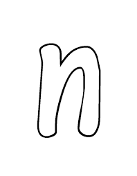 Alphabet N Lowercase Alphabet Coloring Pages Alphabet Coloring Coloring Pages