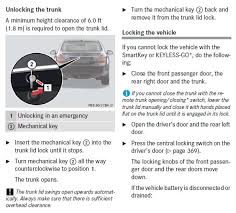 How to save battery life on your key fob. Stumped Need Trunk Lock Help Mercedes Benz Forum